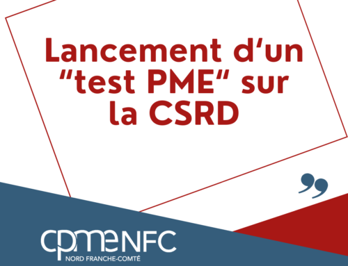 Lancement d’un « test PME » sur la CSRD